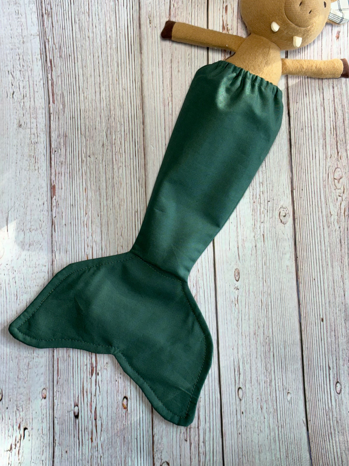 Cotton Mermaid Tail - Dark Teal