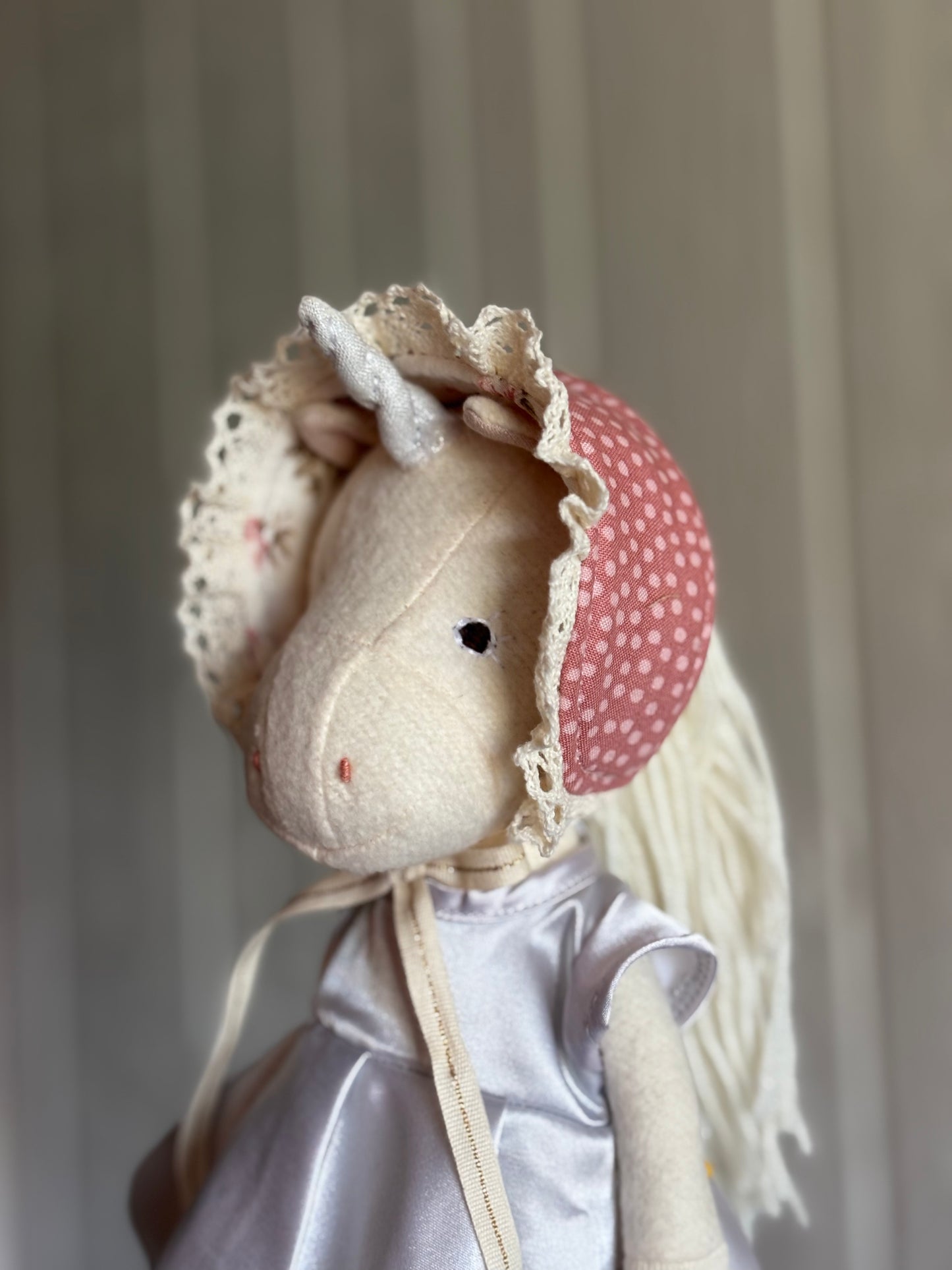Flat Bonnet Cap - VINTAGE ROSE