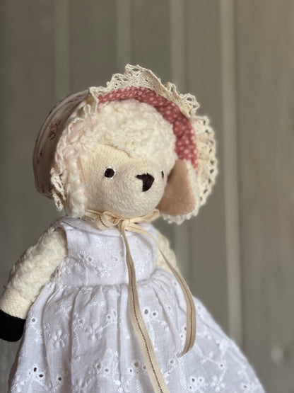 Flat Bonnet Cap - VINTAGE ROSE