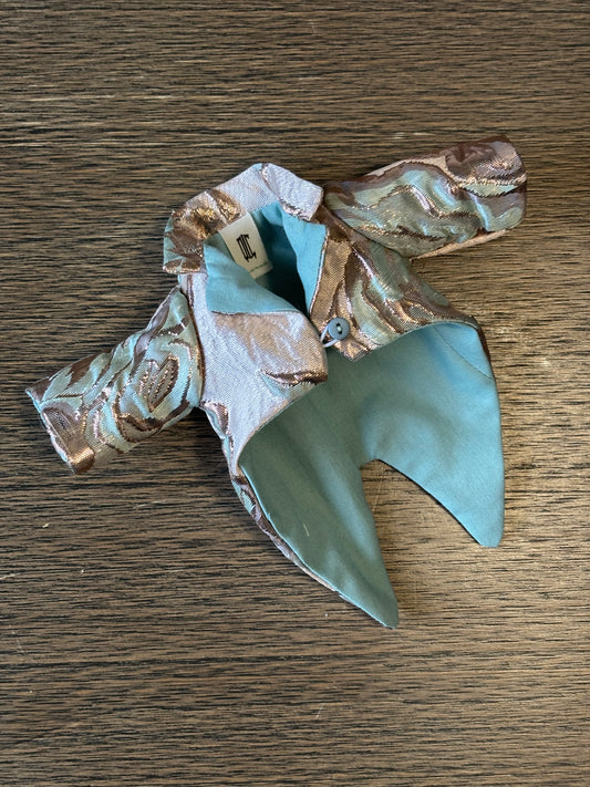 Brocade Tailcoat - Vintage Teal