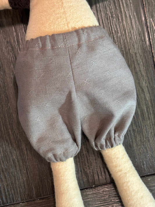 Elastic Shorts - Mushroom Brown